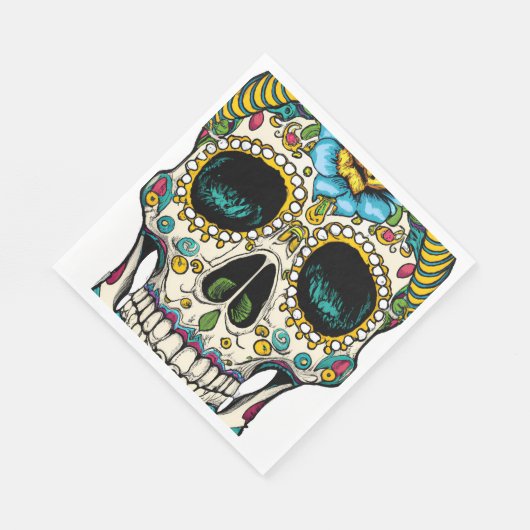 Serviette En Papier Día de los Muertos (Coin)