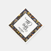 Serviette En Papier Día de los muertos Jusqu'à la mort fête ou Mariage (Coin)