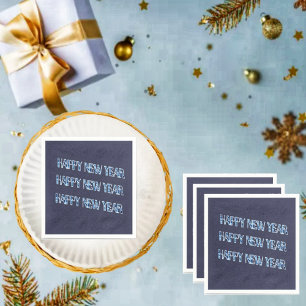 Serviette En Papier Diamant bleu HNY