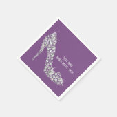 Serviette En Papier diamant haute talons parties scintillant élégant (Coin)