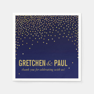 Serviette En Papier Diamants dans le Sky Cocktail Party   marine