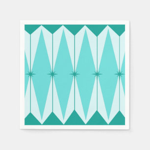 Serviette En Papier Diamants géométriques et serviettes de papier de