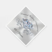 Serviette En Papier Diamond Mariage Anniversaire serviettes BULK rabai (Coin)