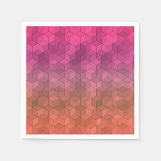 Serviette En Papier Diamond pattern (Devant)