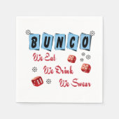 Serviette En Papier Dice Bunco (Devant)
