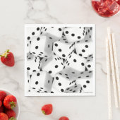 Serviette En Papier Dice chanceux (En situation)