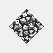 Serviette En Papier Dice Delight : Une Cascade géométrique (Coin)