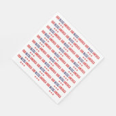 Serviette En Papier Dieu bénisse l'Amérique (Coin)