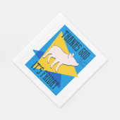 Serviette En Papier Dieu Merci Son Vendredi (Coin)