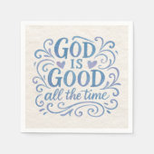 Serviette En Papier Dieu Whimsical est une bonne typographie (Devant)