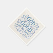 Serviette En Papier Dieu Whimsical est une bonne typographie (Coin)