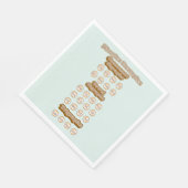 Serviette En Papier Digraphes, Trigraphes Apprendre La Phonique Anglai (Coin)