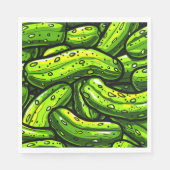 Serviette En Papier Dill Pickle, (Devant)