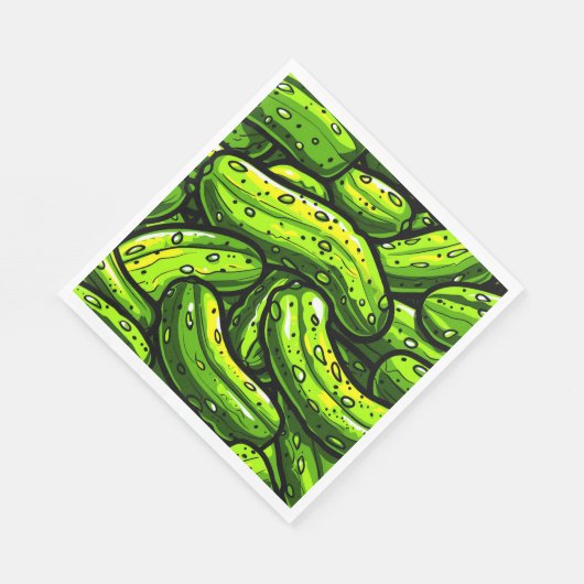 Serviette En Papier Dill Pickle, (Coin)