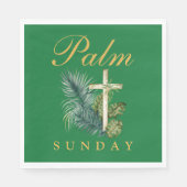 Serviette En Papier Dimanche du Palm (Devant)