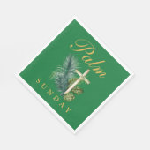 Serviette En Papier Dimanche du Palm (Coin)