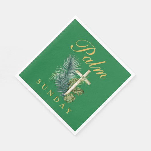 Serviette En Papier Dimanche du Palm (Coin)