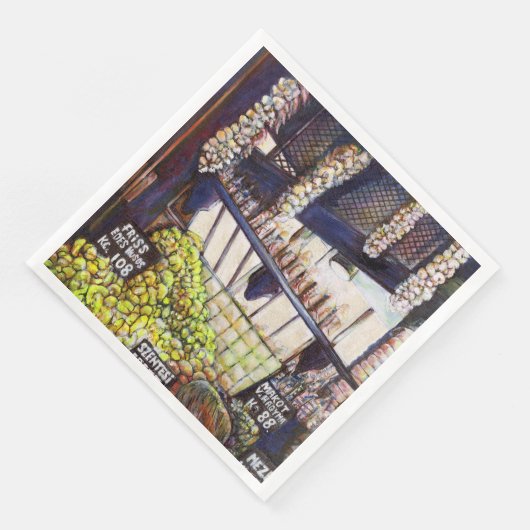 Serviette En Papier Dimensions de curiosité (Coin)