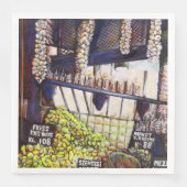 Serviette En Papier Dimensions de curiosité (Devant)