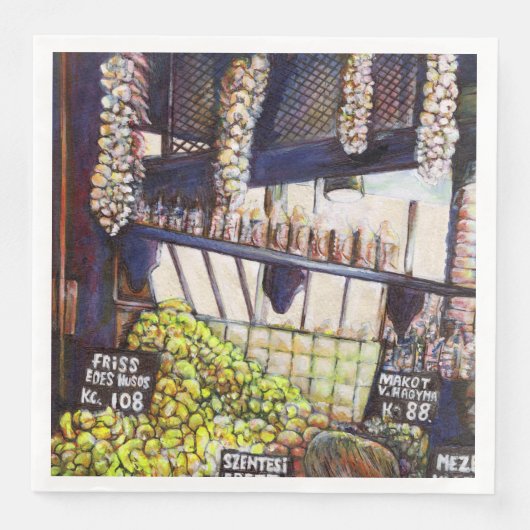 Serviette En Papier Dimensions de curiosité (Devant)