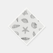 Serviette En Papier Din côtier gris océanique (Coin)