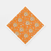 Serviette En Papier Dinde de Thanksgiving d'automne (Coin)