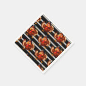 Serviette En Papier Dindon dansant (Coin)