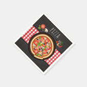 Serviette En Papier Dîner à la pizza (Coin)