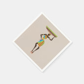 Serviette En Papier Dîner africain (Coin)