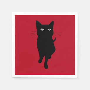 Serviette En Papier Dîner Amoureux des chats