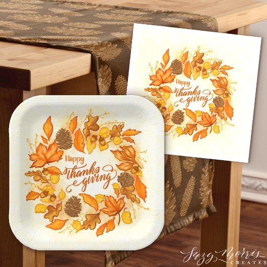 Serviette En Papier Dîner bon thanksgiving Napkin