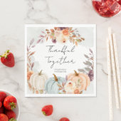 Serviette En Papier Dîner d'action de grâces (En situation)