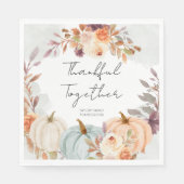 Serviette En Papier Dîner d'action de grâces (Devant)