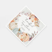 Serviette En Papier Dîner d'action de grâces (Coin)