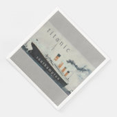 SERVIETTE EN PAPIER DÎNER DE LA FÊTE TITANIQUE NAPKINS (Coin)