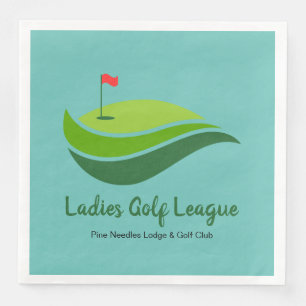 Serviette En Papier Dîner de la partie de la Ligue de Golf Dames Napki