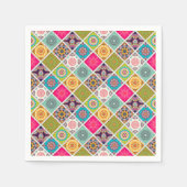 Serviette En Papier Dîner de mandala marocain arabe (Devant)