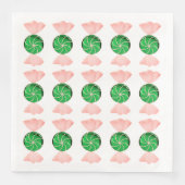 Serviette En Papier Dîner de Noël (Devant)