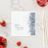 Serviette En Papier Dîner de répétition de sable de l'océan Boho (En situation)