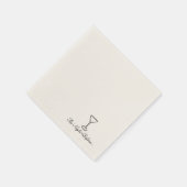 Serviette En Papier Dîner de répétition minimaliste Napkin (Coin)