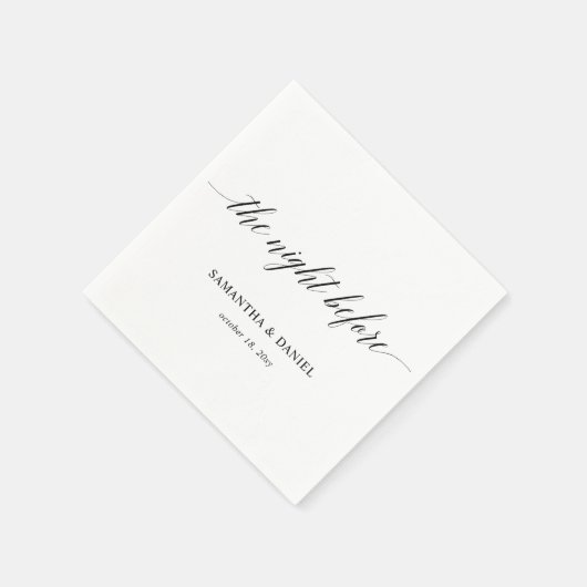 Serviette En Papier Dîner de répétition simple et moderne (Coin)