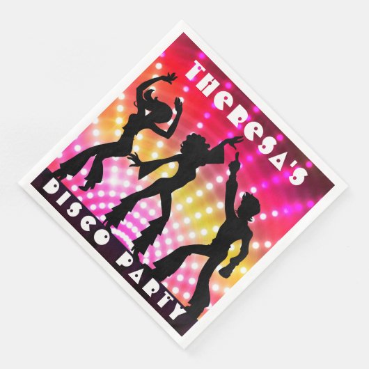 Serviette En Papier Dîner de soirée disco Napkin (Coin)