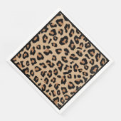 Serviette En Papier Dîner Empreinte de léopard Napkin (Coin)