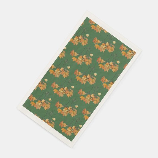 Serviette En Papier Dîner en papier à feuilles d'automne (Coin)