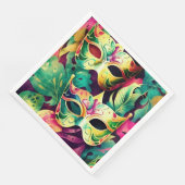 Serviette En Papier Dîner en papier Mardi Gras Mask (Coin)