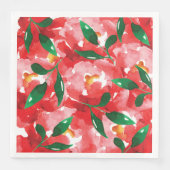 Serviette En Papier Dîner en papier Roses rouges Naples (Devant)