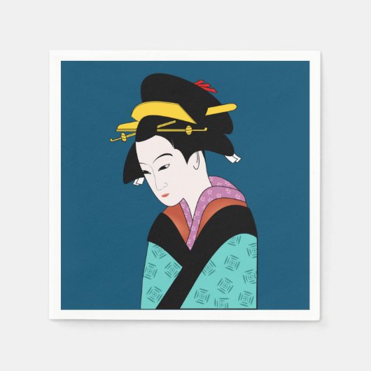 Serviette En Papier Dîner japonais (Devant)