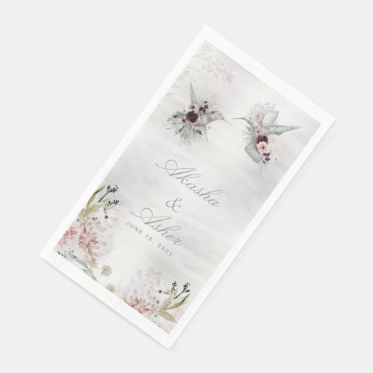 Serviette En Papier Dîner Mariage Ethereal (Coin)