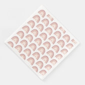 Serviette En Papier Dîner Motif fille rose vif pour bébés (Coin)
