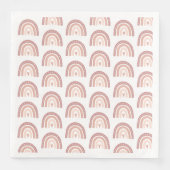 Serviette En Papier Dîner Motif fille rose vif pour bébés (Devant)